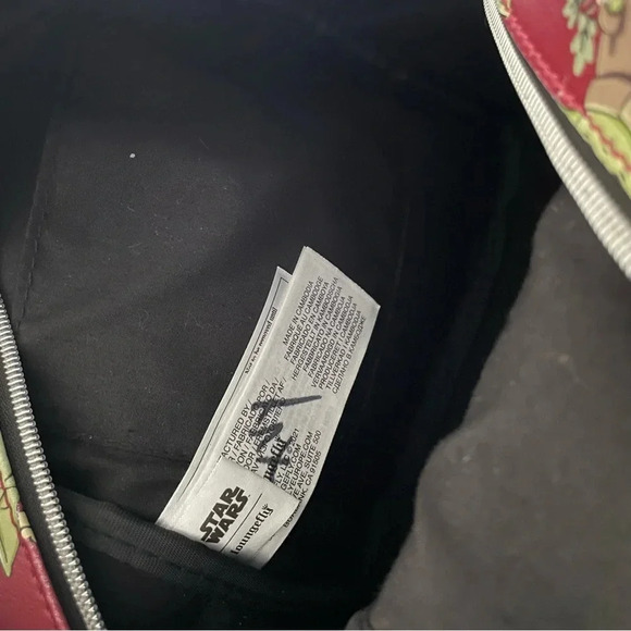 NWOT Loungefly Exclusive Star Wars Mandalorian Grogu Floral Mini Backpack - Picture 5 of 8